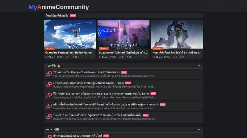 My Anime Community