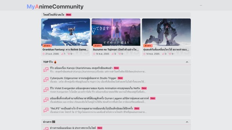 My Anime Community